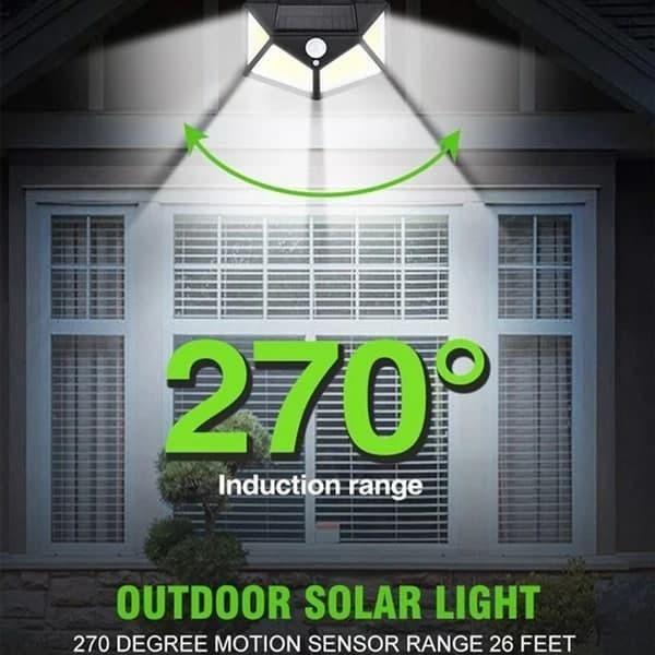 Illuminate your home and garden efficiently with this Bright Solar Wireless Security Motion Sensor Light. Equipped with 100 powerful LEDs, it provides bright, energy-saving illumination triggered by motion detection. Designed for outdoor use, it enhances security while conserving energy through solar power. Easy to install and weather-resistant, this light is ideal for pathways, yards, and entryways, offering reliable nighttime visibility and peace of mind.