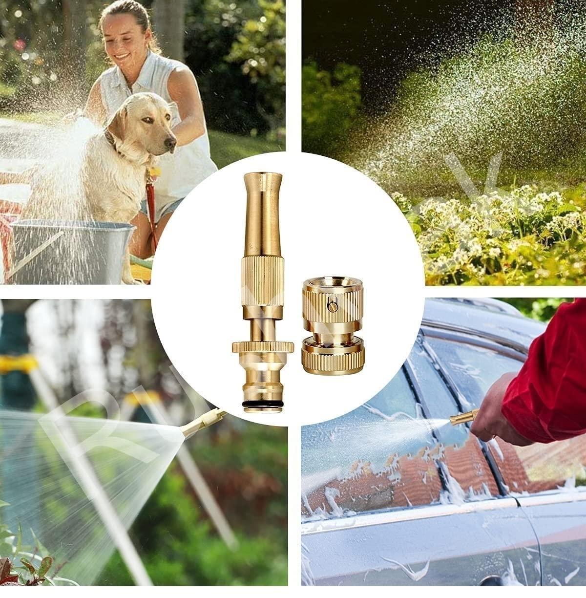The Portable High Pressure Washing Water Nozzle is engineered from premium brass for exceptional durability and corrosion resistance. Designed to deliver a focused, high-pressure water stream, it enhances cleaning efficiency for vehicles, patios, and outdoor surfaces. Its compact, lightweight design ensures easy handling and quick attachment to standard hoses, making it a reliable tool for both professional and residential use. This nozzle offers precise water control, optimizing performance while minimizin