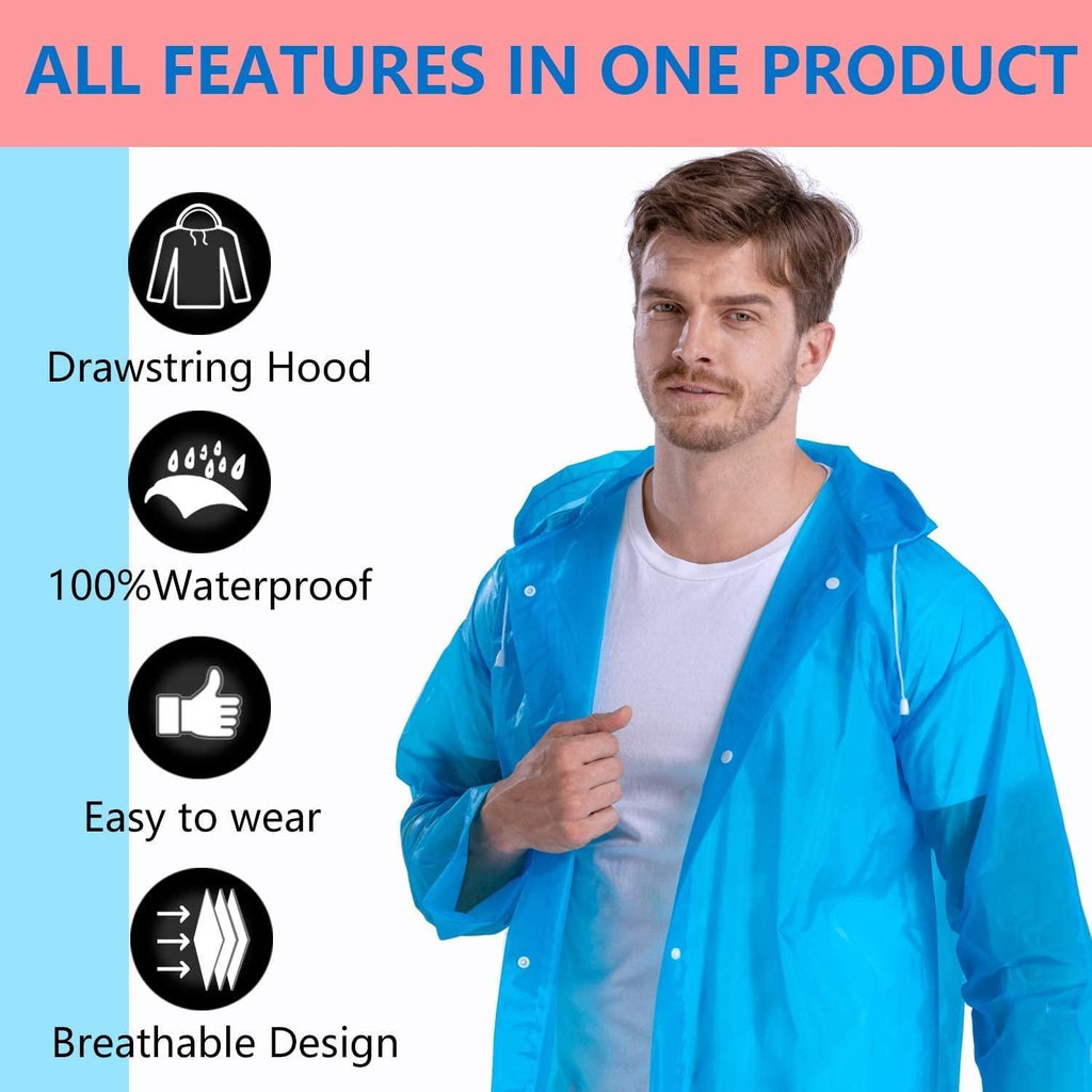 This Waterproof Transparent Raincoat offers superior protection against rain while maintaining a clear, minimalist look. Made from high-quality waterproof material, it ensures complete dryness without compromising breathability. Its transparent design allows your clothing to remain visible, making it a versatile addition to any wardrobe. Lightweight and easy to carry, this raincoat is perfect for professionals and outdoor enthusiasts seeking reliable, unobtrusive rain protection.
