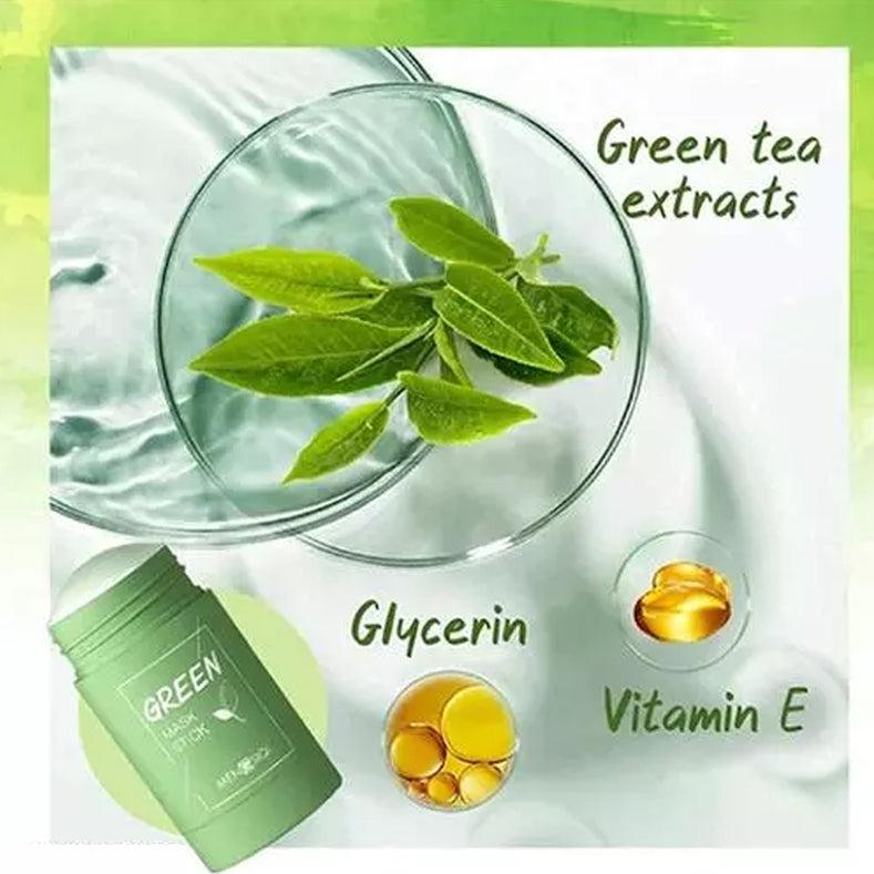 This Green Tea Purifying Clay Stick Mask combines mineral-rich clay with antioxidant-packed green tea extract to effectively detoxify skin. The convenient stick format allows for precise application without mess, targeting excess sebum and impurities while minimizing pore appearance. Green tea polyphenols provide anti-inflammatory benefits, helping to soothe irritation and protect against environmental stressors. Ideal for combination to oily skin types seeking professional-grade purification.