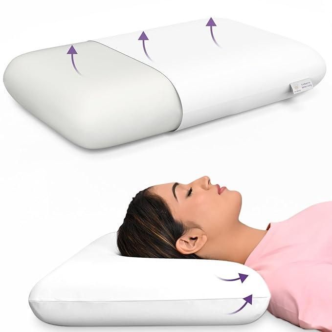 Rest assured with our Memory Foam King Size Pillow, engineered to deliver personalized comfort night after night. The responsive memory foam gently cradles your head and neck, adapting to your unique sleeping position while providing consistent support. Wake up refreshed and rejuvenated as this pillow helps reduce pressure points and promotes healthy spinal alignment for a truly restorative sleep experience.