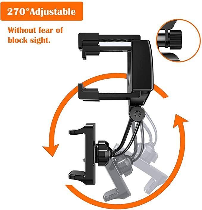Enhance your driving experience with the Multifunctional Rearview Mirror Phone Holder. Designed for secure attachment to your vehicle’s rearview mirror, it offers a stable and accessible spot for your phone, ensuring hands-free convenience and improved safety. Its versatile design accommodates various phone sizes and angles, allowing easy viewing for navigation or calls without distraction. Crafted for durability and ease of installation, this holder seamlessly integrates into your car’s interior, combining