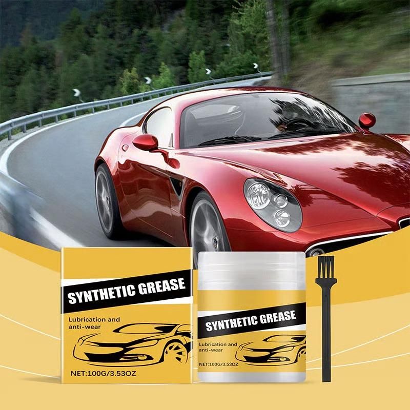 Multipurpose Car Lubricating & Anti-Wear Grease (Pack of 2) contains two 100gm tubes designed to provide superior lubrication and protection for automotive components. This grease minimizes friction and wear, enhancing the durability of bearings, joints, and other moving parts. Its water-resistant and anti-corrosive properties ensure reliable performance in diverse driving conditions. 