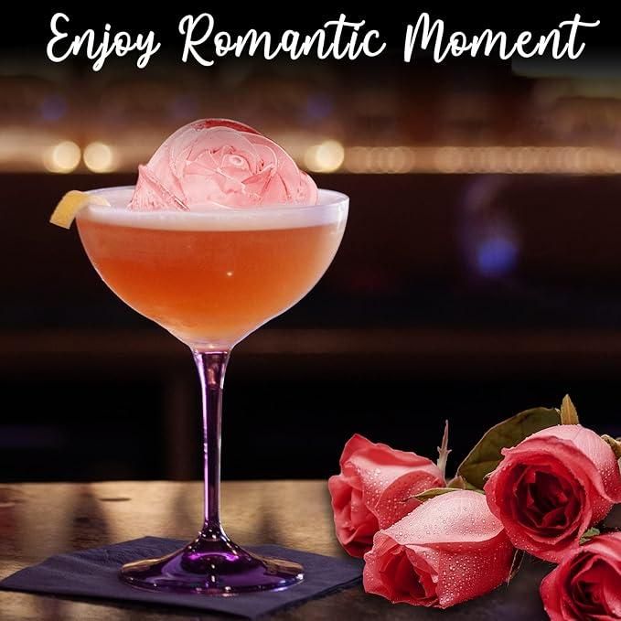 Transform your beverages into works of art with our Rose Ice Lattice Mould. This easy-to-use silicone mould creates stunning rose-shaped ice cubes that add elegance to any drink. The unique lattice design ensures slower melting, keeping your beverages chilled without diluting them quickly. We're confident you'll love how these decorative ice roses elevate both everyday refreshments and special occasions.