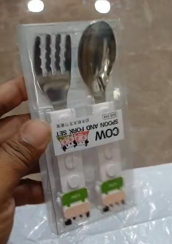 The Cow Shaped Grip Spoon and Fork set offers a unique blend of whimsical design and ergonomic functionality. Crafted to fit comfortably in hand, the cow-shaped handles provide a secure grip, enhancing control during use. Made from durable materials, this set is easy to clean and ideal for both children and adults seeking a practical yet charming dining experience. Perfect for everyday meals or as a distinctive gift.
