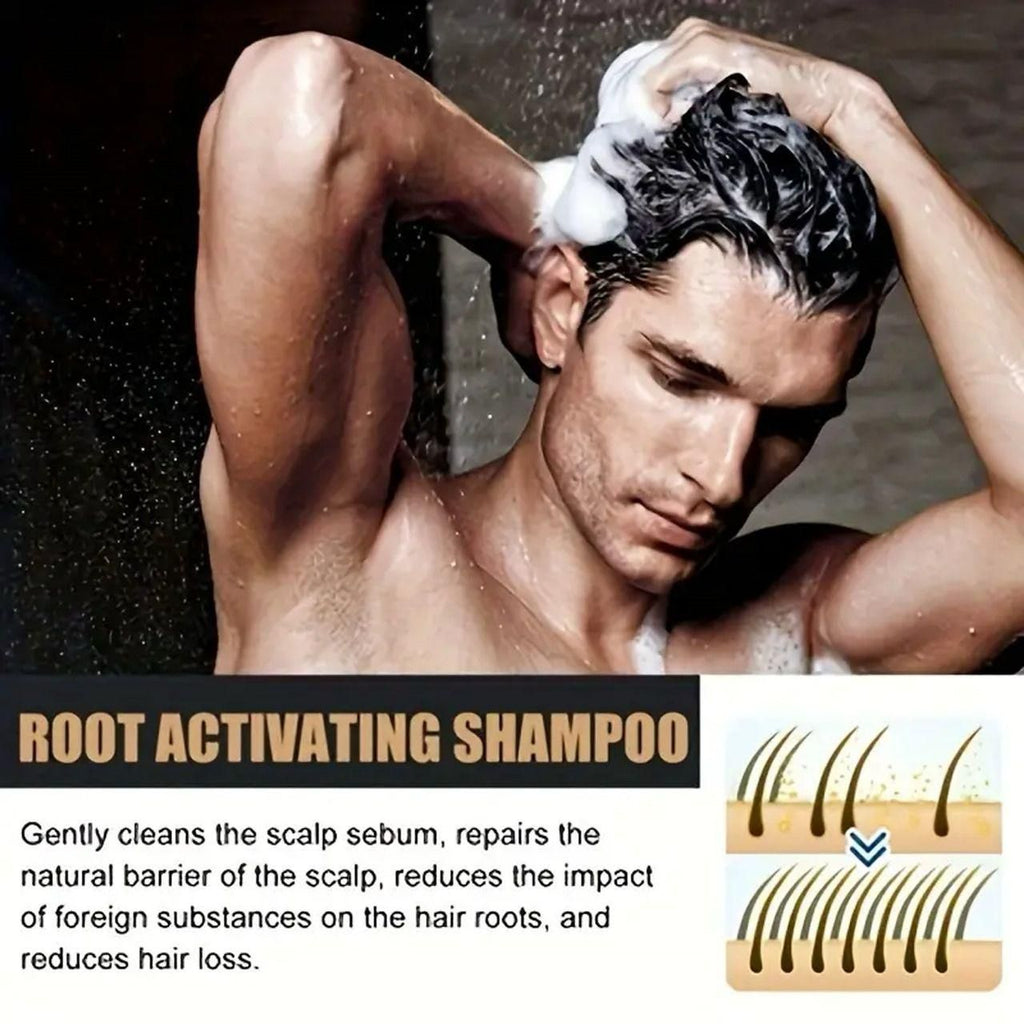This clinically-tested Root Activating Shampoo harnesses potent natural compounds to revitalize hair follicles and enhance cellular regeneration. The proprietary blend of botanical extracts targets the scalp microbiome, optimizing conditions for robust hair growth while strengthening existing strands from root to tip. This dual-pack provides a full 200ml of concentrated formula, sufficient for approximately 60 applications when used as directed for maximum efficacy.