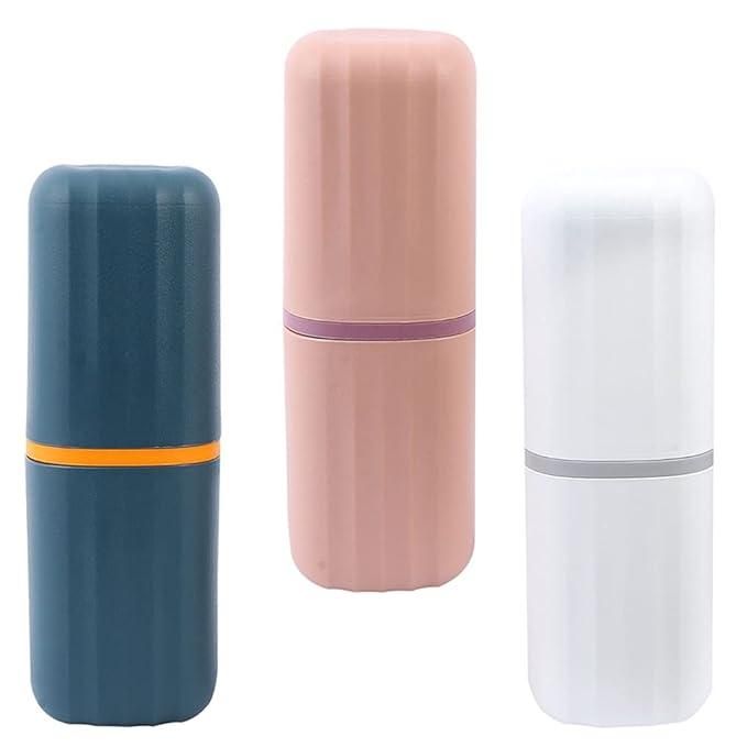 This pack of 2 toothbrush and toothpaste holders offers a practical solution for maintaining an organized and sanitary bathroom space. Engineered to securely hold your toothbrushes and toothpaste tubes, these holders reduce countertop clutter and facilitate easy access. Their sleek, space-saving design is suitable for various bathroom styles, while durable materials ensure long-lasting use and simple cleaning. Ideal for enhancing your daily oral care routine with convenience and hygiene.