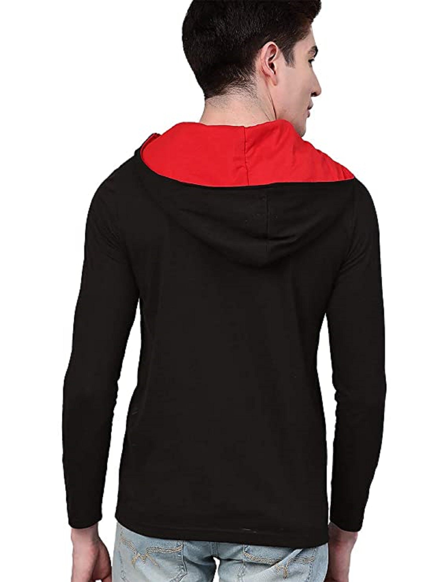 Introducing our Mens Casual Cotton Color Block Hoodies! Made with high-quality cotton for a comfortable fit. Enjoy the stylish color block design, perfect for casual wear. Stay warm and fashionable this season.