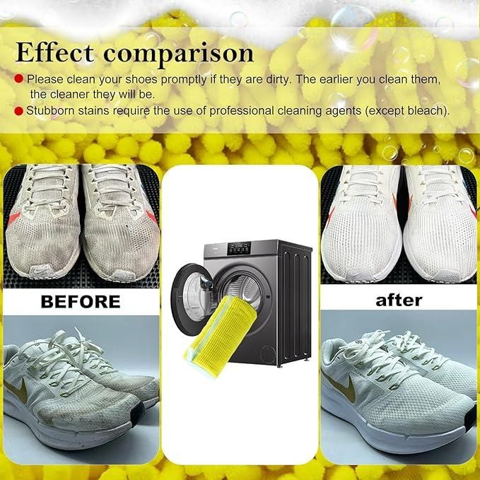 This specialized Shoe Washing Machine Bag provides essential protection for footwear during machine washing. Engineered with high-density mesh construction, it facilitates optimal water flow and detergent penetration while preventing potential damage to both shoes and washing machine components. The reinforced zipper mechanism ensures secure containment throughout the wash cycle, maintaining shoe structure and integrity. Compatible with all standard washing machines and suitable for various footwear types i