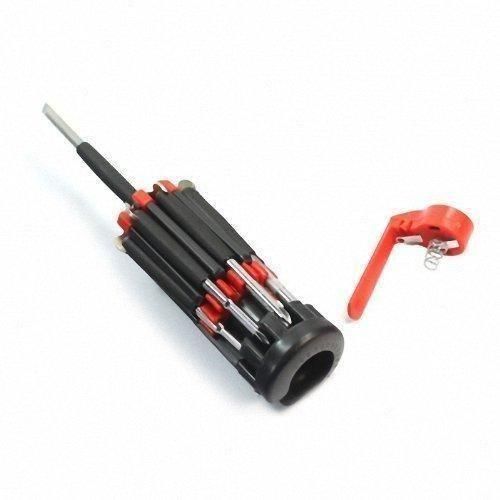 This 8-in-1 screwdriver set features interchangeable bits designed for versatility and precision. Engineered for professionals and DIY enthusiasts alike, it offers a compact solution to handle multiple screw types with ease. The durable construction ensures reliable performance, while the ergonomic handle provides optimal grip and control during use. Ideal for detailed tasks and general repairs, this tool set enhances efficiency and accuracy in every project.
