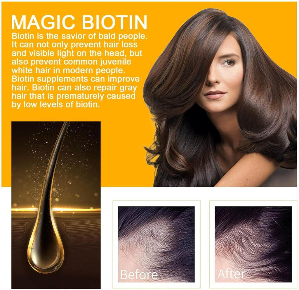 This clinically-developed biotin hair growth spray combines potent herbal extracts and essential oils to target thinning areas and stimulate follicle activity. The advanced serum formulation penetrates deeply to nourish the scalp, strengthen hair structure, and accelerate growth cycles. This dual-pack system provides a comprehensive approach to hair restoration, with visible results when used consistently as part of a professional hair care regimen.
