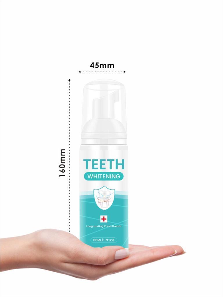 Our Teeth Whitening Foam utilizes a clinically developed formula to effectively eliminate stains and discoloration. The proprietary foam technology penetrates interdental spaces for comprehensive whitening action while preserving enamel integrity. This professional-grade solution contains stabilized hydrogen peroxide compounds that break down chromogenic molecules without causing sensitivity. Recommended by dental professionals for its efficacy in addressing both extrinsic and superficial intrinsic stains w