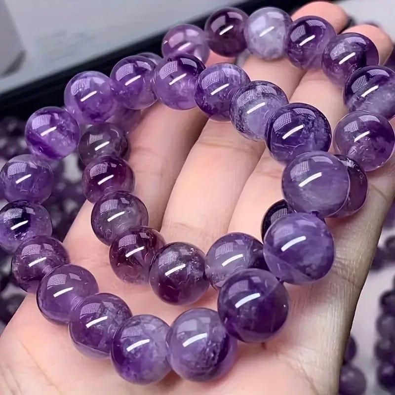 Elevate your accessory collection with our Stretchable Handmade Natural Crystal Stone Bracelets. Each pack contains two meticulously crafted bracelets featuring genuine natural crystal stones. The stretchable design ensures comfortable wear while accommodating various wrist sizes. These versatile pieces complement both casual and formal attire, making them perfect for daily wear or special occasions.