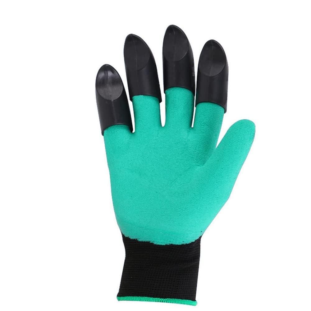 These professional-grade waterproof gardening gloves feature integrated claws for efficient digging, planting, and weeding without additional tools. The waterproof construction keeps hands dry while working in wet soil, while the durable material provides protection against thorns and sharp objects. Designed for precision and comfort during extended gardening sessions.