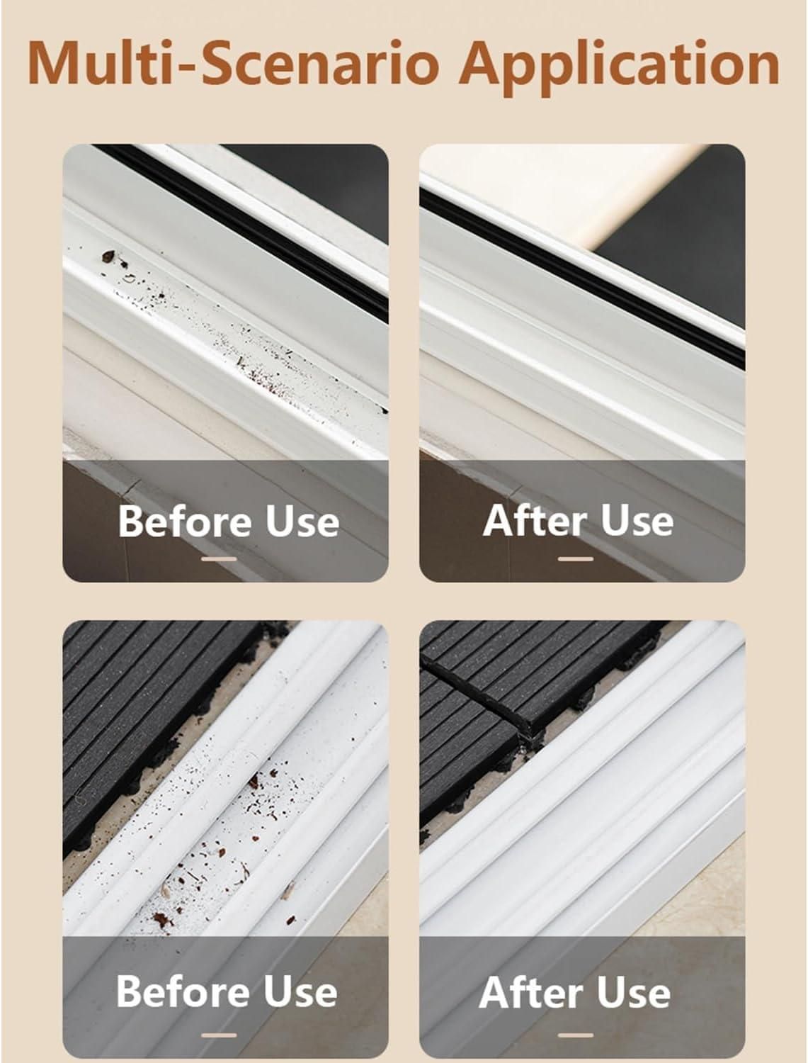 Engineered with specialized bristle technology, this Track Cleaning Brush effectively extracts embedded particles and residue from track systems. The precision-angled head accesses hard-to-reach crevices while the reinforced construction withstands repeated use in demanding environments. Essential for maintaining optimal functionality and preventing premature wear in sliding door mechanisms, rail guides, and industrial tracking components.