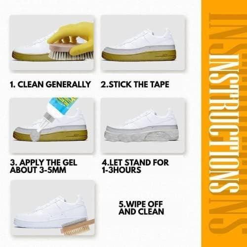 Shoes Whitening Cleansing Gel 50g (Pack of 2)

Restore brilliance to your white footwear with our professional-grade Shoes Whitening Cleansing Gel. This concentrated formula effectively removes stubborn stains, yellowing, and discoloration from all types of white shoes. Each pack contains two 50g tubes, providing sufficient product for multiple applications and long-lasting results. The specialized gel penetrates deep into fabric and rubber surfaces for comprehensive cleaning without damaging materials.