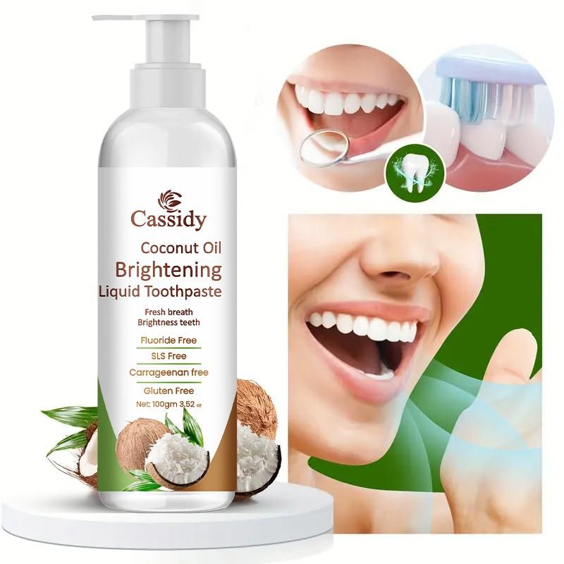 Experience superior oral care with our Coconut Oil Brightening Liquid Toothpaste. This innovative formula combines the natural benefits of coconut oil with advanced brightening agents to effectively clean teeth, remove stains, and promote oral health. Each pack contains two 200 gm bottles, providing long-lasting value. The liquid consistency ensures thorough cleaning between teeth and along the gumline for a comprehensive clean that traditional pastes can't match.