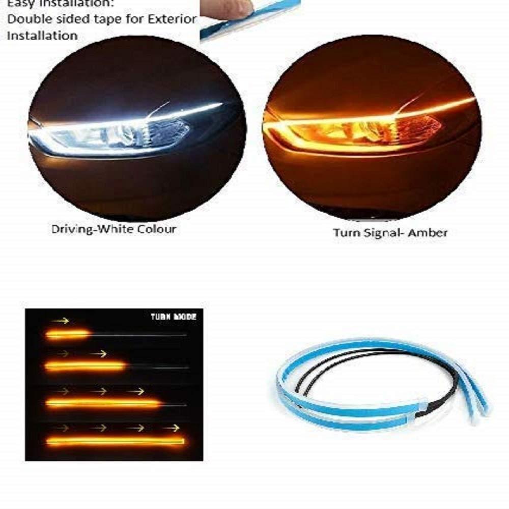 Upgrade your vehicle’s lighting with the DRL Turn Signal Left and Right 12v LED Strip set. This pack of two LED strips delivers bright, consistent illumination for clear signaling on both sides, enhancing road safety. Designed for 12-volt systems, these strips offer efficient energy use and durable performance. Their sleek design ensures easy installation and a modern look, making them an expert choice for improving visibility and communication with other drivers.
