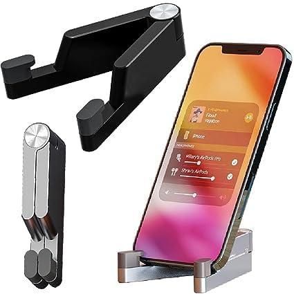 Precision-engineered from aircraft-grade aluminum, this compact mobile stand combines structural integrity with minimalist design. The optimized viewing angle reduces ocular fatigue while preventing device overheating through elevated positioning. Its non-slip silicone pads ensure device security without surface scratching. The collapsible architecture allows for effortless portability, making it an essential accessory for professionals requiring consistent device access with ergonomic benefits.