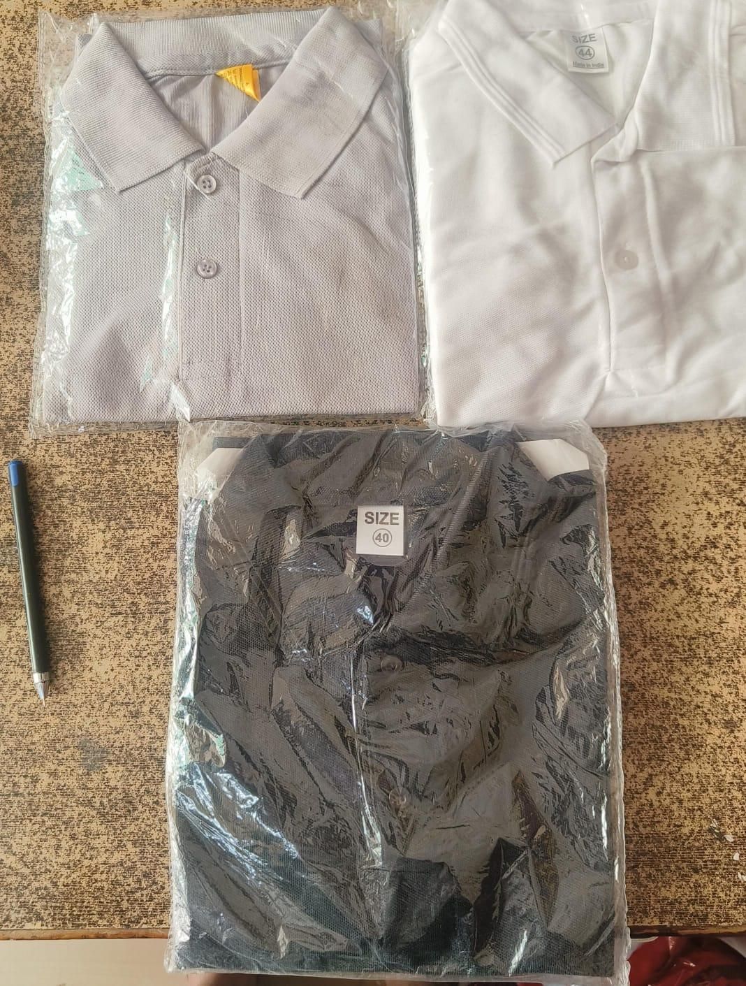 Experience the ultimate comfort and style with our Poly Matte Solid Half Sleeves Mens Polo T-Shirt Pack Of 3. Made with high-quality fabric and featuring a modern design, these polo shirts offer 100% satisfaction and a perfect fit. Upgrade your wardrobe with this essential pack for a professional and polished look.