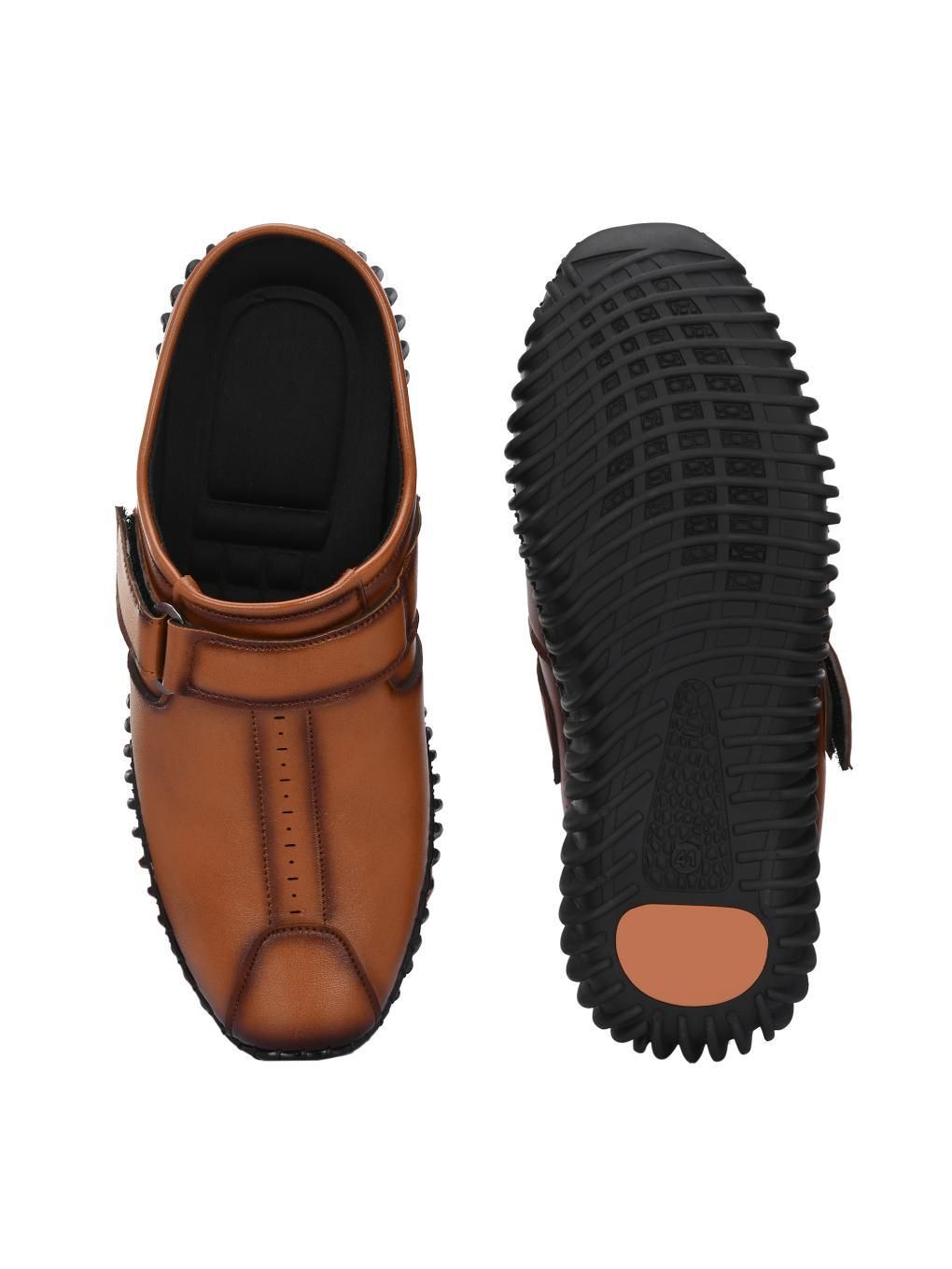 Effortlessly combine comfortable style and professional appeal with our Men's Bantu Style Tan Loafer Casual Shoe. With a classic loafer design and durable construction, these shoes offer the perfect balance of functionality and fashion. Perfect for any occasion, let these shoes elevate your wardrobe.