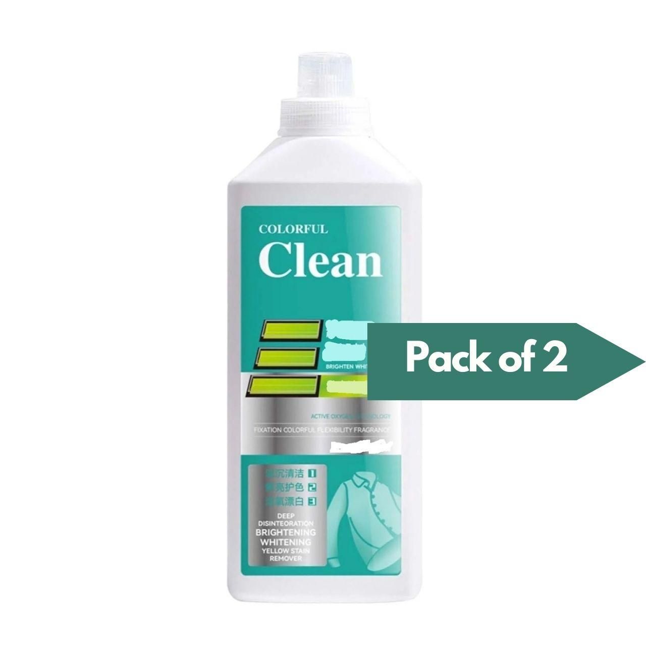 This professional-grade Colorful Clean 200ml Pack of 2 delivers powerful cleaning performance while preserving surface integrity. The specialized formula effectively removes stubborn stains and residues without compromising color stability. Each precision-measured 200ml container ensures consistent application, while the dual-pack configuration provides extended usage duration. Formulated with advanced cleaning agents for optimal results across diverse cleaning applications.