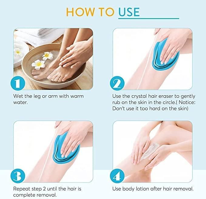 The FLETIX Crystal Hair Eraser Stone offers painless hair removal for all body parts without chemicals or irritation. This innovative exfoliating tool effectively removes unwanted hair while simultaneously buffing away dead skin cells, leaving your skin smooth and rejuvenated. Suitable for all skin types and genders, this multicolor crystal eraser provides a cost-effective alternative to traditional hair removal methods, with long-lasting results after regular use.