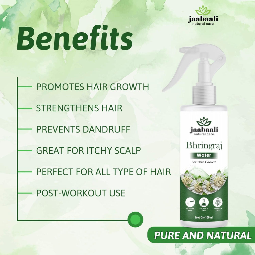 This 100ml Bhringraj Water harnesses the potent properties of Eclipta Alba to stimulate dormant hair follicles and enhance natural growth cycles. Formulated according to traditional Ayurvedic principles, it delivers essential nutrients directly to the scalp, strengthening roots and improving hair density. Clinical studies indicate regular application may reduce hair fall while promoting healthier, thicker strands. Ideal for addressing pattern thinning and premature graying.