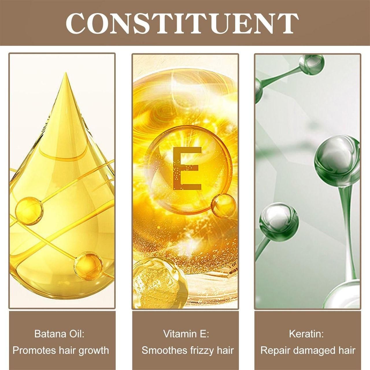 Vaxluxe Batana Oil is a specialized hair treatment formulated to address multiple hair concerns simultaneously. This potent 100g solution works at the follicular level to stimulate dormant hair growth cycles while reinforcing hair structure with essential nutrients. Clinical studies indicate the proprietary blend helps reduce breakage by up to 60% while promoting increased density and improved scalp health. Ideal for those experiencing thinning, damage, or seeking to optimize their hair's natural growth pot
