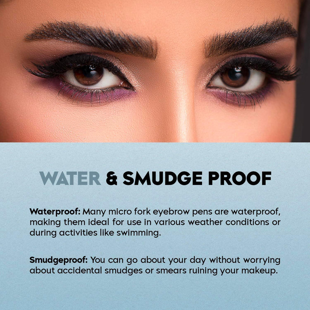 This professional-grade Waterproof 4 Points Microblading Eyebrow Pen features a precision micro-fork tip applicator that creates natural-looking hair strokes with exceptional accuracy. The smudge-resistant, waterproof formula delivers long-lasting definition that withstands humidity, perspiration, and daily activities. Achieve salon-quality microblading results at home with minimal effort and maximum precision.