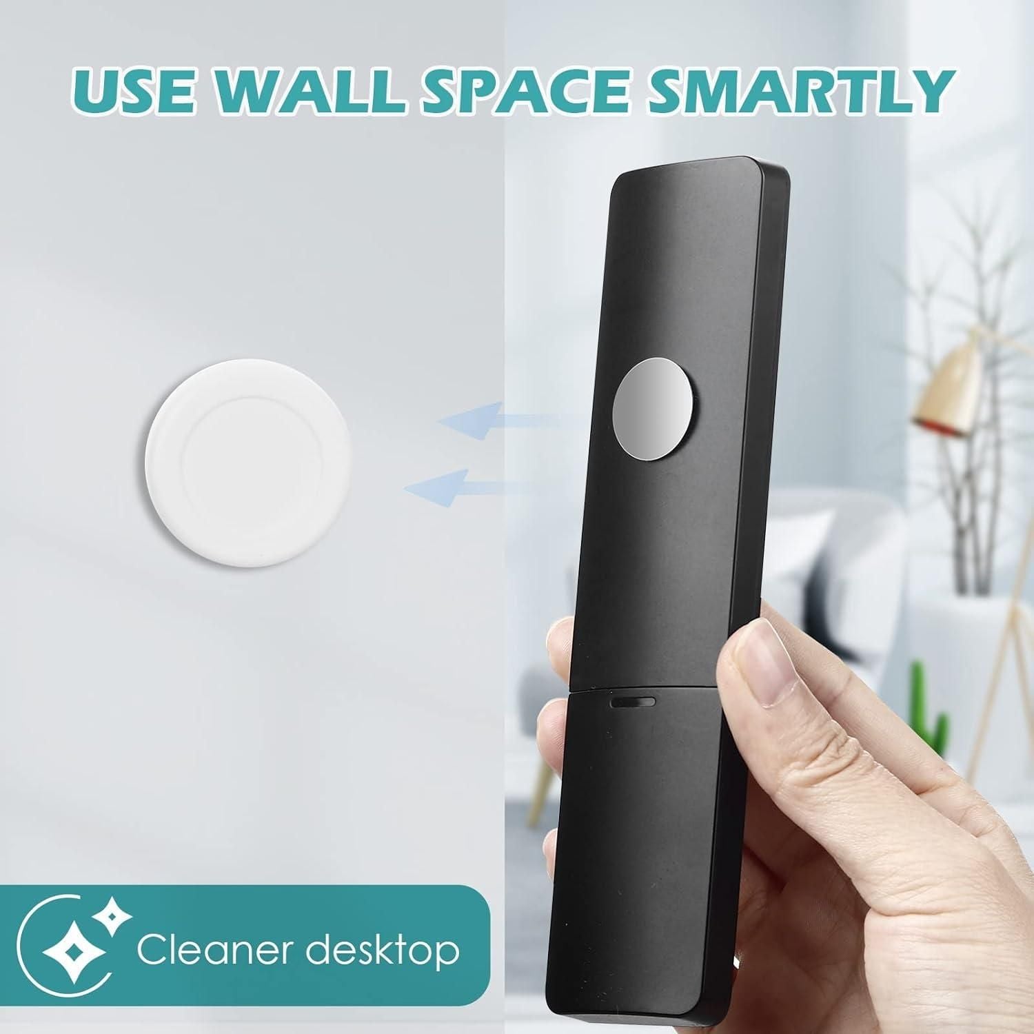 This pack of 5 Magnetic Remote Control Wall Mount Holders offers a practical solution to keep your remotes organized and easily accessible. Featuring strong magnets, each holder securely attaches to walls, preventing remotes from getting misplaced. Designed for compatibility with most remote controls, these mounts help reduce clutter and enhance convenience in any room. Easy to install and durable, they provide an efficient way to maintain a tidy space while ensuring your remotes are always within reach.