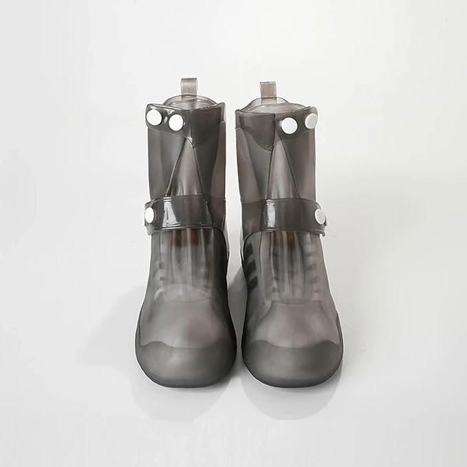 These Waterproof Rain Shoe Covers offer dependable protection against wet conditions, featuring a secure button closure for a snug and adjustable fit. Crafted to shield your shoes from rain, mud, and splashes, they are lightweight and easy to carry, making them perfect for daily commutes or outdoor activities. Their durable, waterproof material ensures long-lasting use while maintaining comfort and convenience.