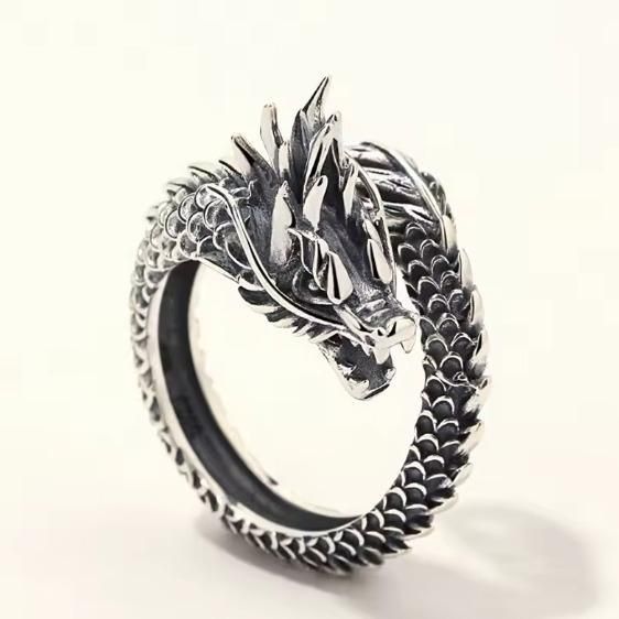 Silver Adjustable Dragon Ring (Pack of 2)

Precision-crafted adjustable dragon rings in sterling silver, sold as a set of two. These versatile accessories feature intricate dragon motifs with detailed scale patterns and gemstone accents. The adjustable band ensures comfortable fit for various finger sizes, making them ideal for dragon enthusiasts and fantasy-inspired fashion collections.