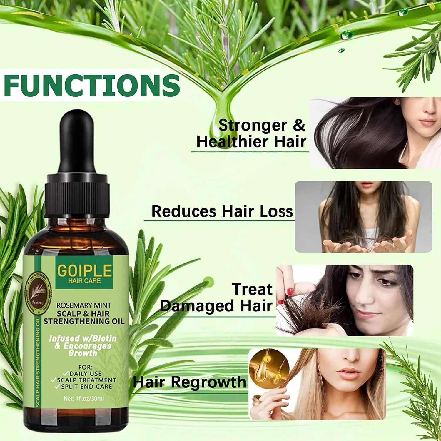This clinically-developed Anti Hair Loss Care oil delivers targeted follicular nourishment to combat thinning hair. The dual-action formula strengthens the scalp's microbiome while stimulating cellular regeneration for accelerated growth. Each pack provides two 30ml bottles of concentrated treatment, sufficient for a complete therapeutic cycle. Regular application helps normalize sebum production, reduce DHT buildup, and reinforce hair structure from root to tip, resulting in measurably denser, more resilie