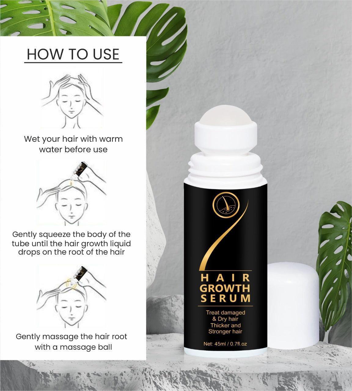 Our Hair Growth SERUM delivers targeted follicular nourishment through a proprietary blend of active compounds. This scientifically-formulated solution penetrates the scalp to revitalize dormant hair follicles, enhance microcirculation, and optimize the growth cycle. The concentrated formula works to strengthen hair structure from root to tip, addressing thinning concerns while promoting visible density and resilience with consistent use.