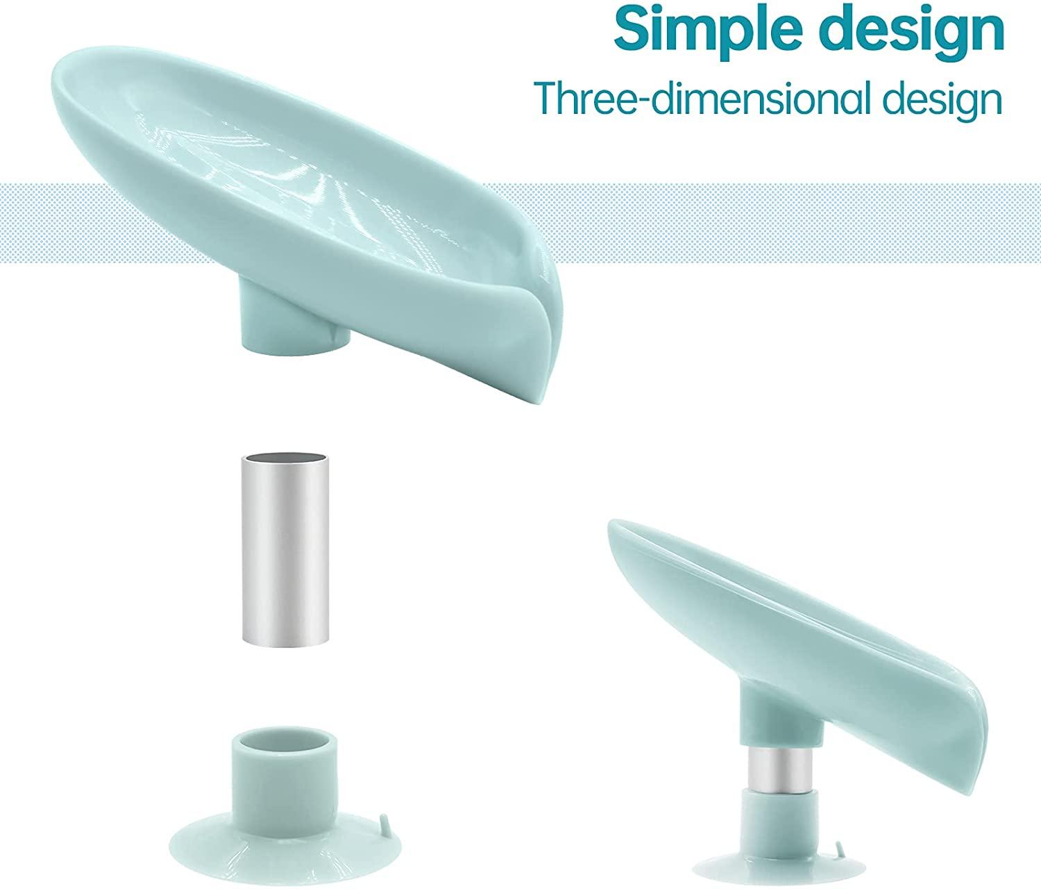This leaf-shaped soap holder features a self-draining design that prevents water accumulation, keeping your soap dry and extending its lifespan. Crafted for both functionality and aesthetic appeal, it adds a natural touch to your bathroom or kitchen while maintaining hygiene and reducing soap waste. Its durable construction ensures long-lasting use and easy cleaning. Ideal for those seeking an efficient and stylish soap storage solution.