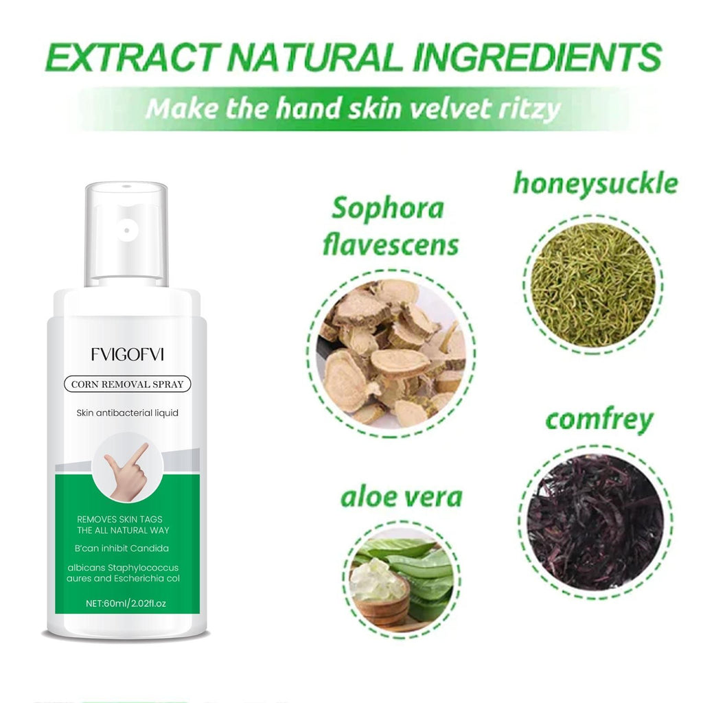 Effectively eliminate painful foot corns with our professional-grade Corn Removal Spray. This convenient pack of two 120ml bottles provides long-lasting treatment for stubborn corns. Formulated with clinically-tested ingredients that penetrate deeply to soften hardened skin and facilitate painless corn removal. Ideal for regular maintenance of foot health and preventing corn recurrence. Each application delivers precise dosage for optimal results.
