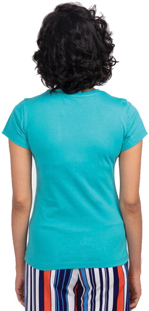 Experience premium comfort with our Women's Pure Cotton Printed T-Shirt. Crafted from 100% pure cotton fabric, this breathable tee features stylish prints while ensuring all-day comfort. The durable construction maintains shape and color through multiple washes, making it a versatile addition to your casual wardrobe.