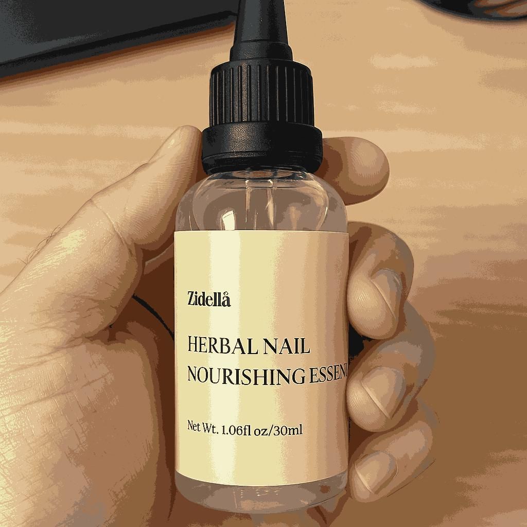 Zidella Herbal Nail Nourishing Essence combines botanical extracts in a potent 30ml formula, available in a value pack of two bottles. This professional-grade treatment targets nail weakness, brittleness, and discoloration by delivering essential nutrients directly to the nail matrix. The concentrated herbal complex works to strengthen keratin structure, enhance moisture retention, and stimulate healthy nail growth for visibly improved appearance and condition.