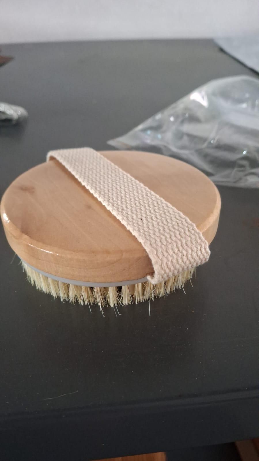 Our Wooden Bath Brush offers a gentle yet effective way to cleanse and exfoliate your skin. Made from quality natural wood, it features soft bristles that stimulate circulation while removing dead skin cells. The comfortable handle provides excellent grip even when wet, making your daily bathing routine more enjoyable and beneficial for your skin's health.