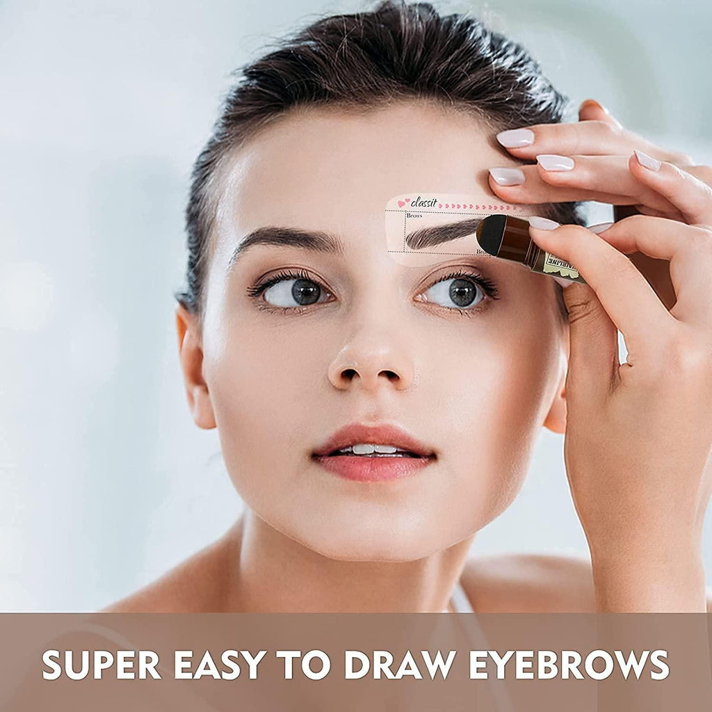Define your brows with precision using our Hairline Stamp Eyebrow Shadow stick. This innovative tool creates natural-looking, symmetrical eyebrows in seconds. The dual-ended design features a stamp for creating the perfect arch and a precision tip for filling in sparse areas. Waterproof formula ensures long-lasting wear throughout your day.