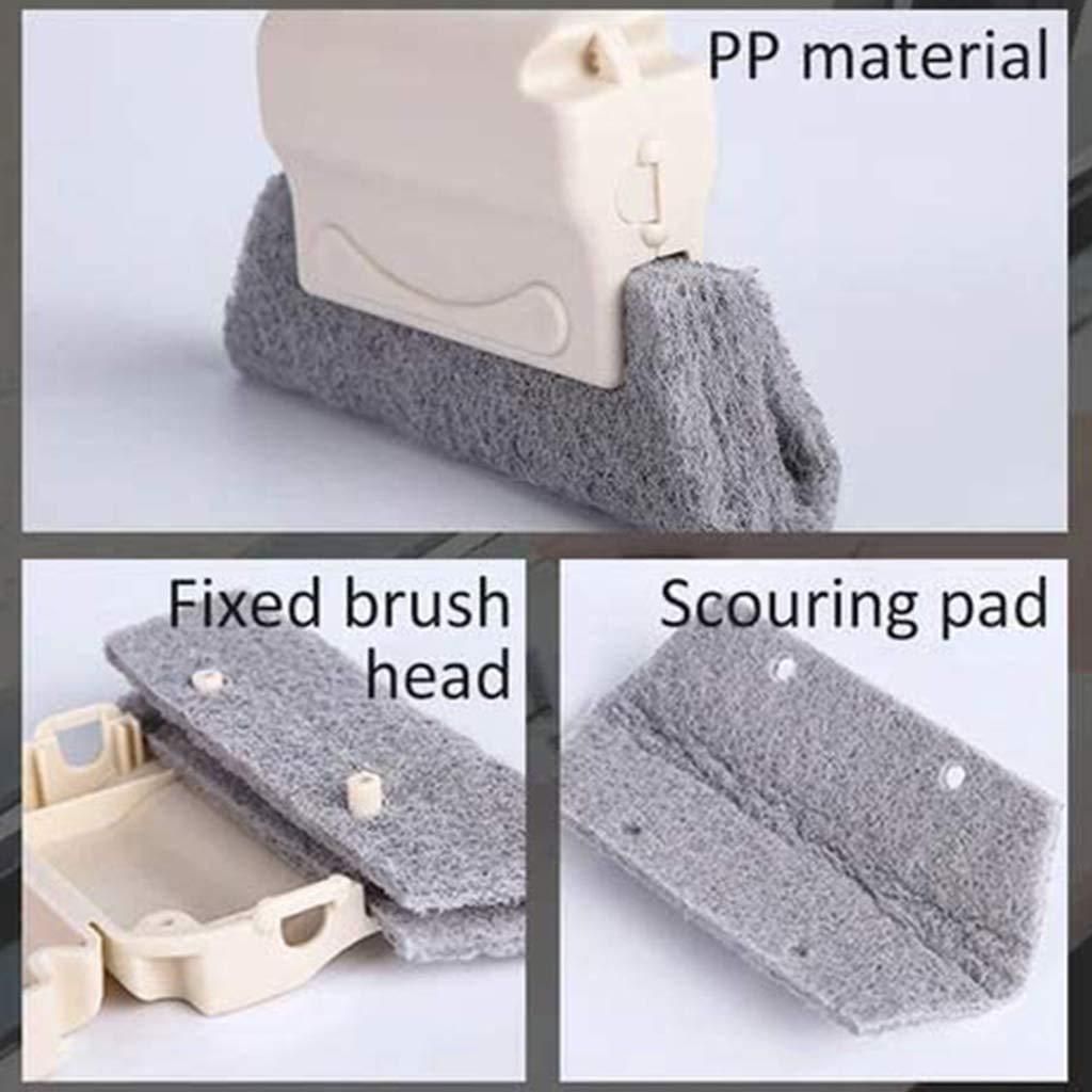 This pack of two multipurpose hand-held window groove cleaning brushes is designed for precise and efficient cleaning of narrow spaces. Their compact size and ergonomic handle allow easy access to window grooves, tracks, and other tight areas, ensuring thorough removal of dust and debris. Durable bristles provide effective scrubbing without damaging surfaces, making these brushes ideal for maintaining cleanliness in hard-to-reach spots with professional results.