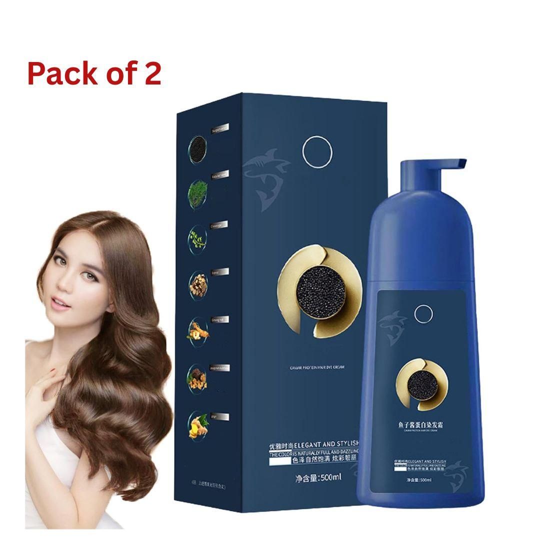 Our Plant Based Hair Coloring Cream 100ml (Pack of 2) offers a sophisticated botanical alternative to conventional dyes. Formulated with natural pigments and plant extracts, this professional-grade solution delivers consistent, dimensional color while conditioning the hair shaft. The dual-pack system ensures optimal coverage and longevity, with results that resist fading through multiple washes. Ideal for clients seeking effective coloration without compromising hair integrity.