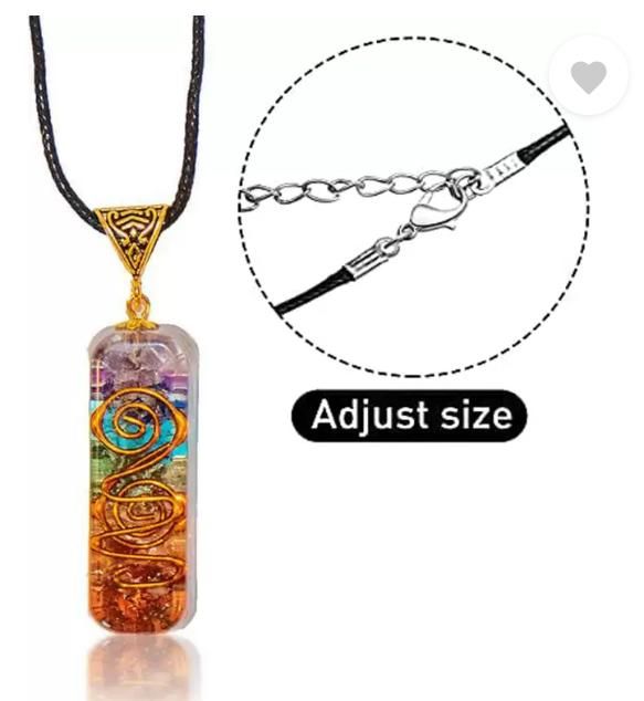 Titanium Quartz Stone Pendant features a naturally formed crystal with distinctive titanium-infused coloration. This high-quality pendant showcases the stone's unique metallic rainbow iridescence, created through a specialized vapor deposition process. Each piece displays one-of-a-kind patterns, making it both a striking jewelry statement and a powerful energy conductor for those interested in crystal properties.