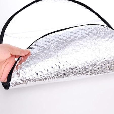 This Sun Shade Bike Seat Cover, crafted from high-quality aluminium foil, offers effective protection for two-wheeler seats against harsh sunlight. Its reflective material minimizes heat absorption, keeping the seat cool and preventing damage from UV rays. Designed for easy installation and universal fit, it enhances rider comfort by reducing seat temperature during hot weather. Ideal for maintaining your bike’s seat condition and ensuring a pleasant riding experience.