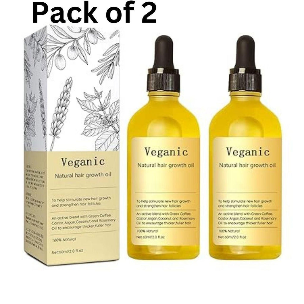Formulated with potent botanical extracts, our Vegan Natural Hair Growth Oil stimulates follicles and nourishes the scalp to promote thicker, healthier hair. This convenient pack of two ensures consistent application for optimal results. Each bottle contains ethically-sourced ingredients that strengthen hair structure while preventing breakage and thinning.