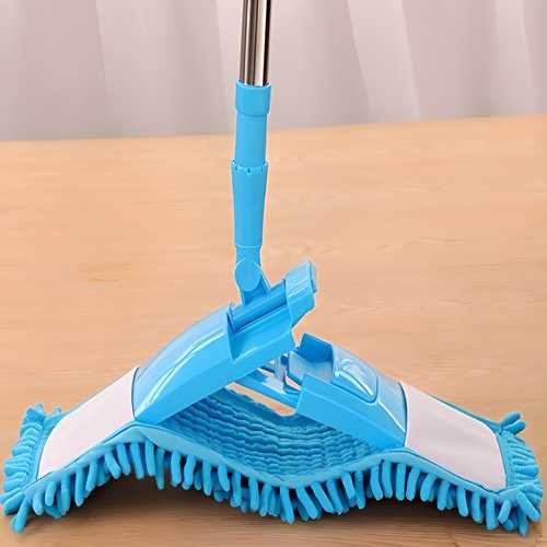 This versatile flat microfiber mop is designed for both wet and dry floor cleaning, ensuring efficient removal of dust, dirt, and spills. Its telescopic long handle provides extended reach and ergonomic comfort, reducing strain during use. The microfiber pad offers superior absorption and gentle cleaning, suitable for various floor types. Ideal for maintaining spotless floors with minimal effort, this mop combines practicality and durability for expert-level cleaning performance.