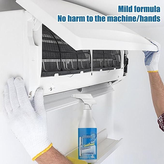 This professional-grade air conditioner cleaning solution comes in two generous 1000ML bottles, providing comprehensive maintenance for your cooling systems. The specialized formula effectively dissolves accumulated dirt, grime, and microbial growth from evaporator coils and internal components. Regular application helps maintain optimal thermal efficiency, extends equipment lifespan, and improves indoor air quality by eliminating allergens and odor-causing particles.