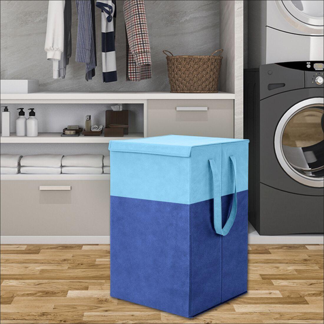 This ergonomically designed laundry basket offers superior functionality with its collapsible structure and integrated lid. The reinforced handle ensures comfortable transportation of heavy loads, while the compact folding mechanism maximizes storage efficiency when not in use. Constructed with premium materials that resist moisture and odors, this basket provides an optimal solution for laundry management in any living environment.