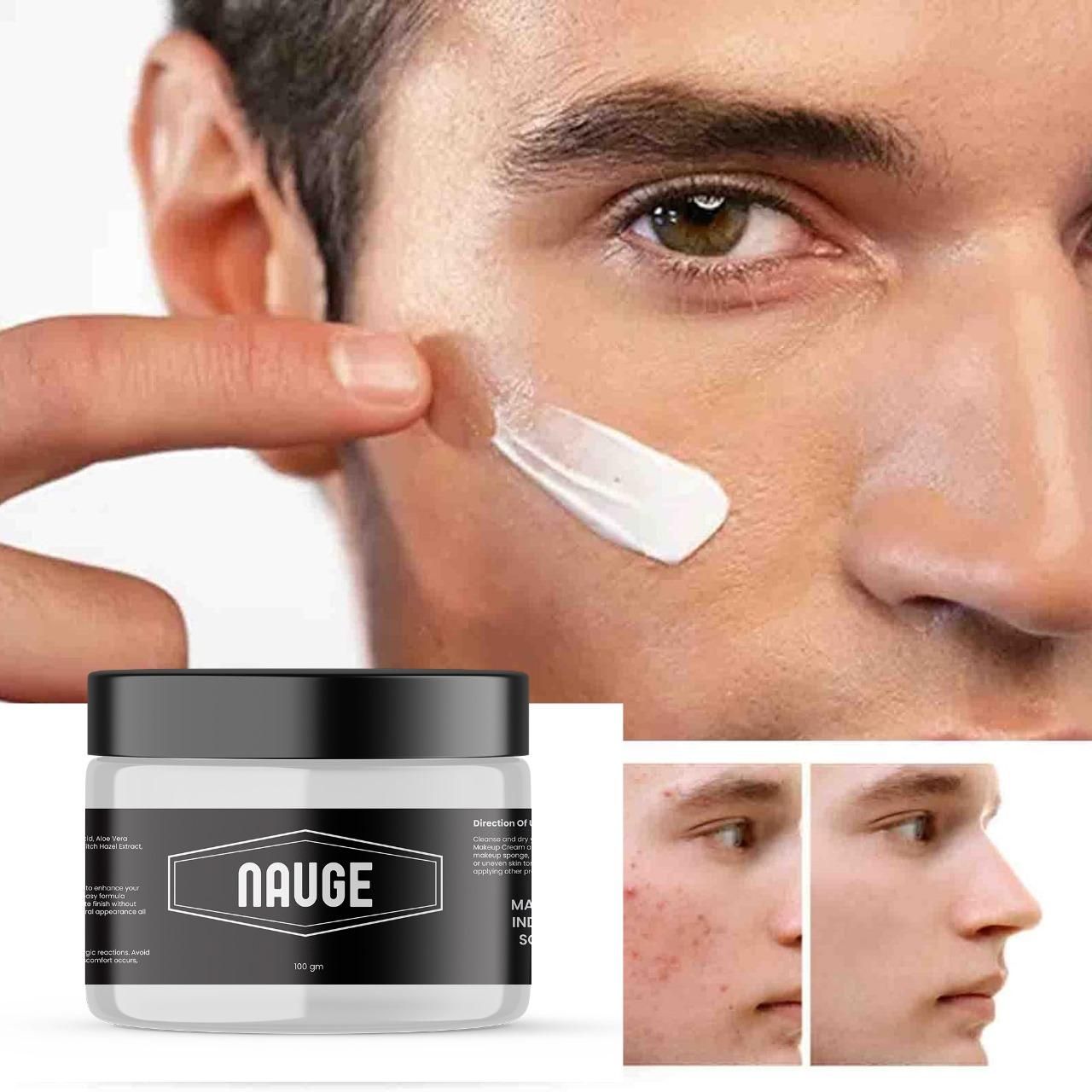 Specially formulated for men's skin, this professional-grade makeup cream provides natural coverage that conceals imperfections while maintaining a masculine appearance. Each 200gm container is designed for easy application and buildable coverage. This value pack of two ensures continuous use for maintaining your groomed look across multiple applications.